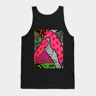 Abstract Fluoro 12 Tank Top